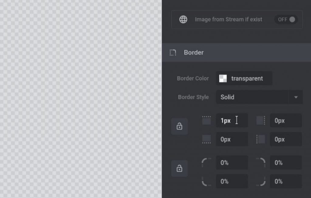 Add a 1px top border to the vertical menu group