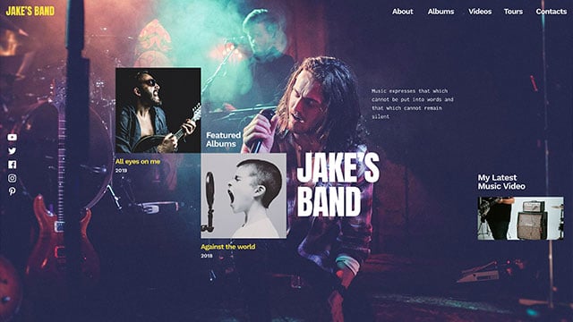 WordPress Music Band
