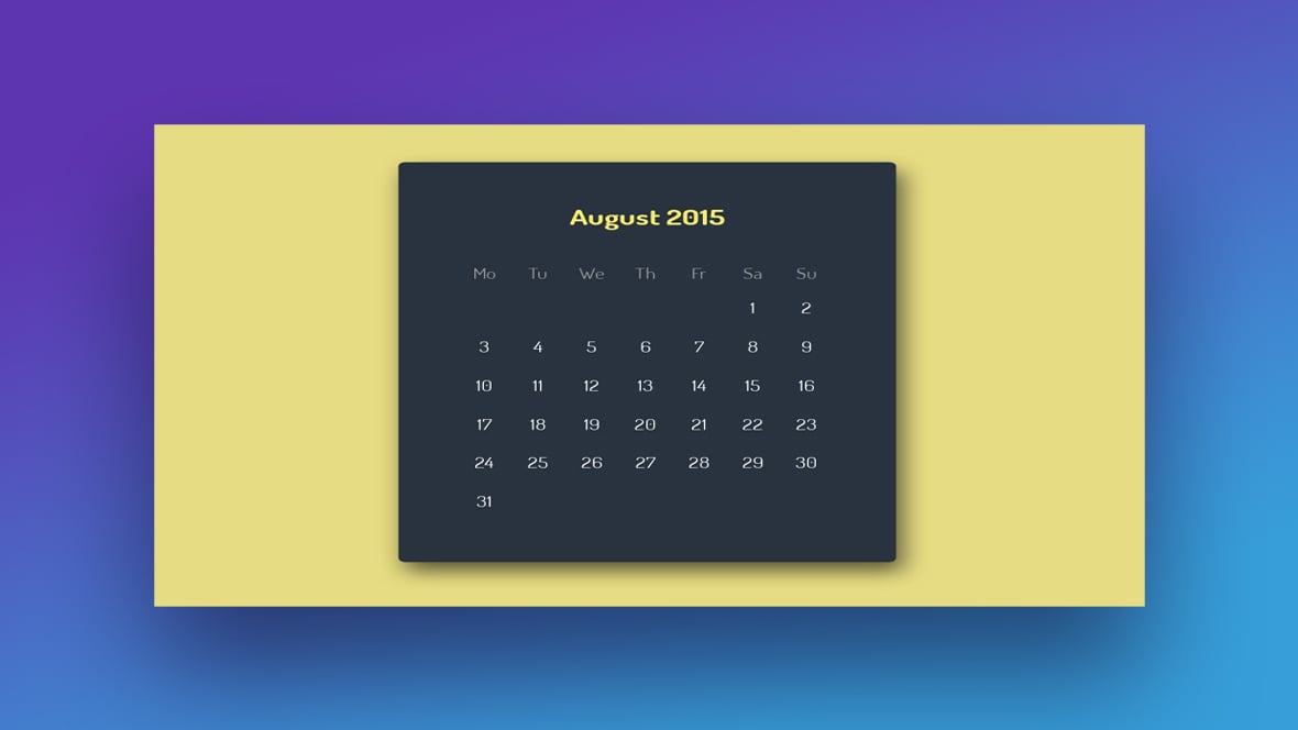 Aesthetic August Calendar [not mine]