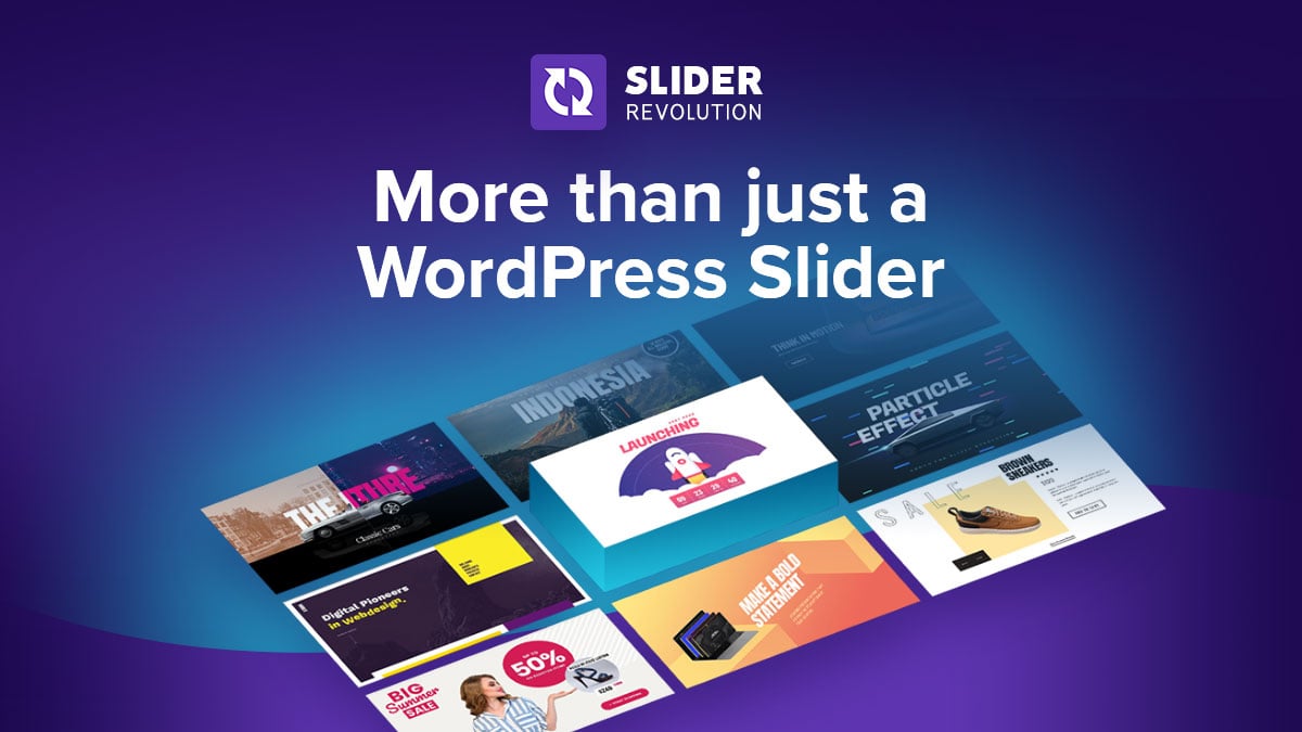 More than just a WordPress Slider - Slider Revolution