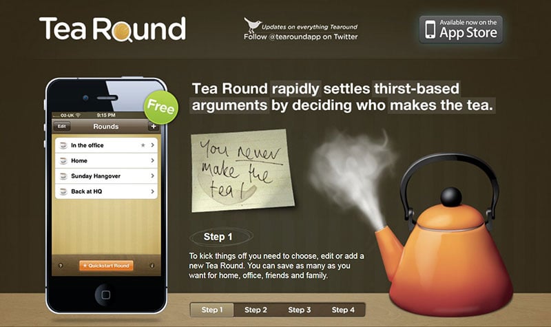 Tea Round App