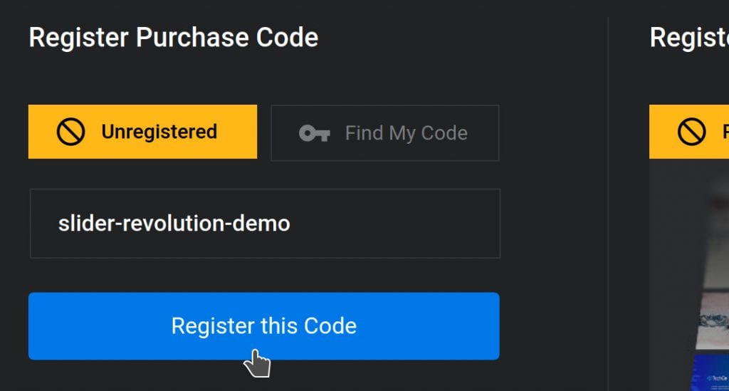 Register your keycode