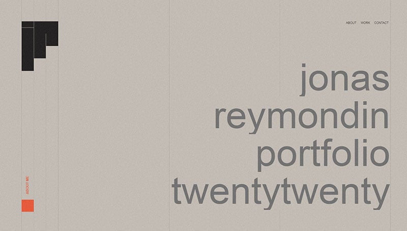 Jonas Reymondin - Portfolio'20