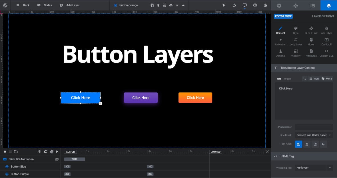 Button layer