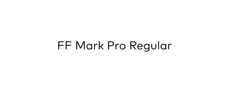 FF mark pro regular