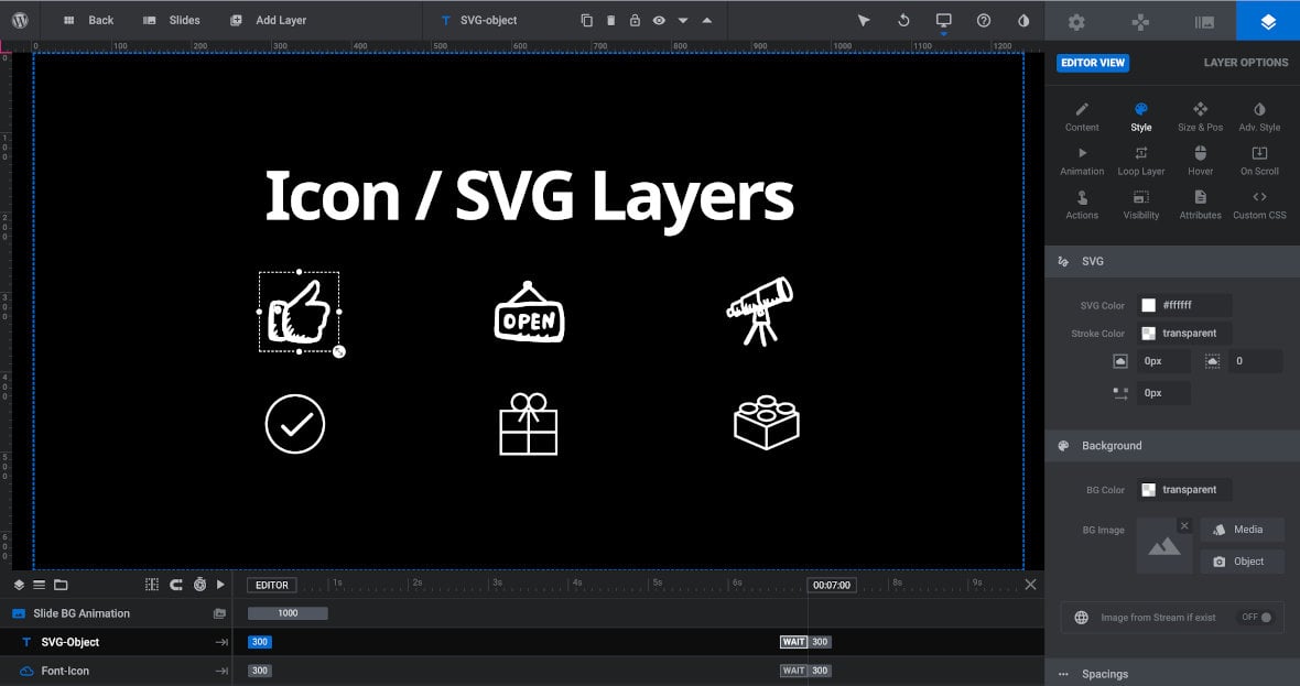 Icon / SVG Layer