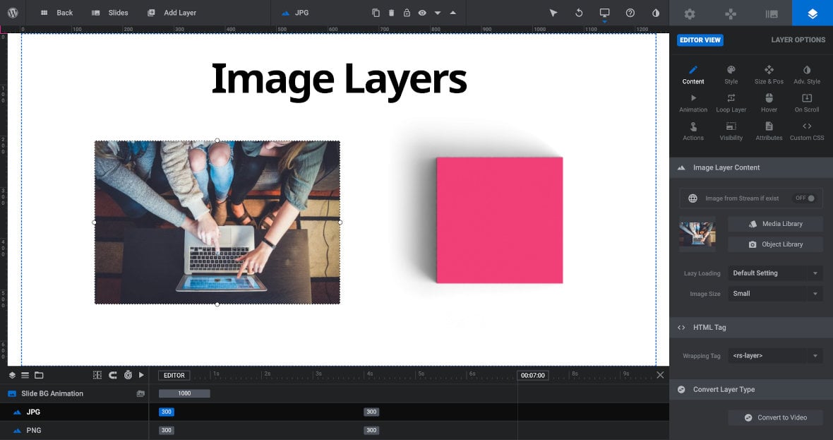 Image layer