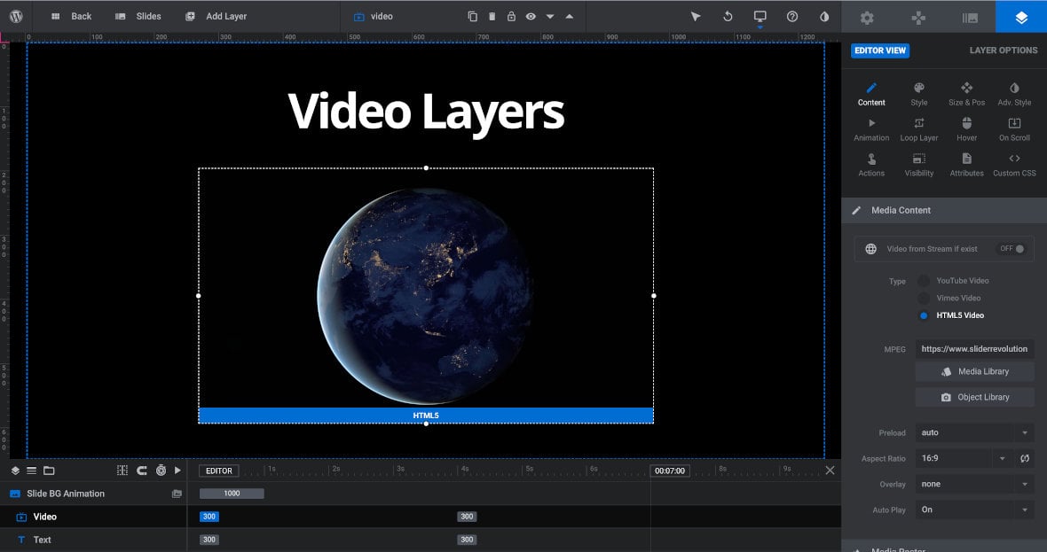 Video layer