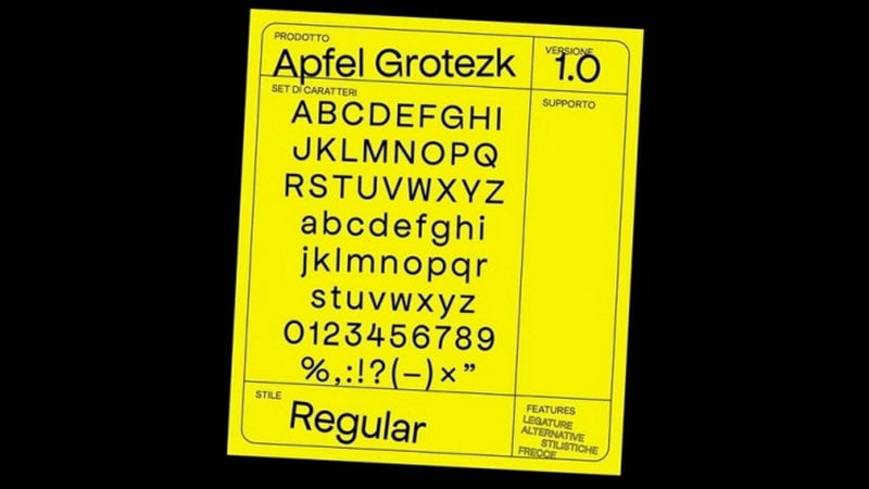 Apfel Grotezk