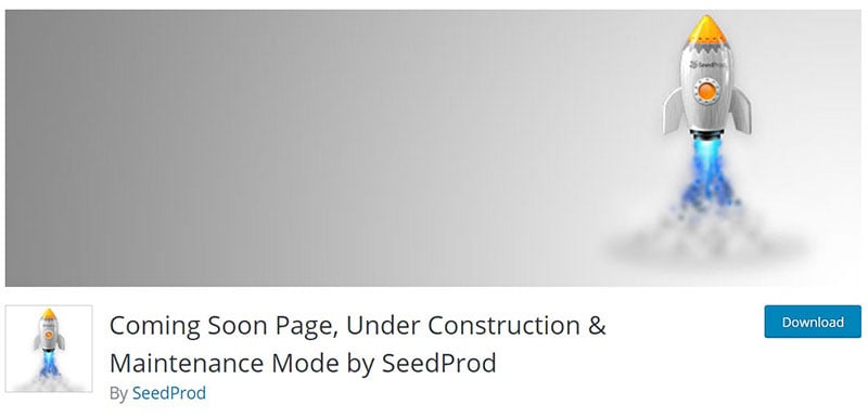 Coming Soon Page, Under Construction & Maintenance Mode by SeedProd