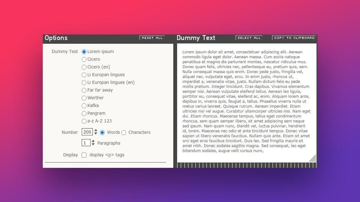 Dummy Text Generator Tools You Can Use