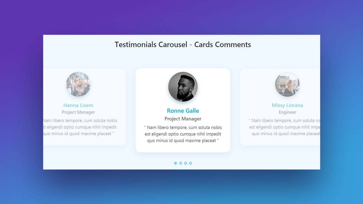 The Best Looking Bootstrap Testimonial Slider Templates