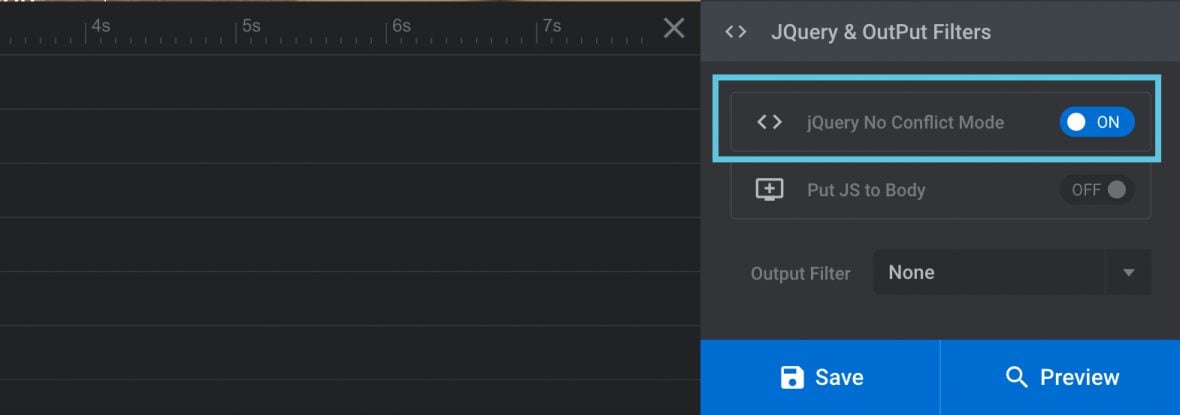 jQuery No Conflict Mode option