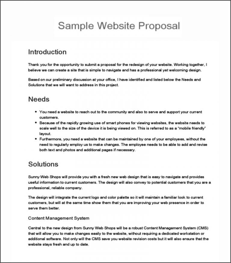 proposal writing websites