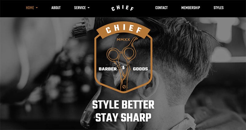 15+ Free Barber Shop HTML Website Templates