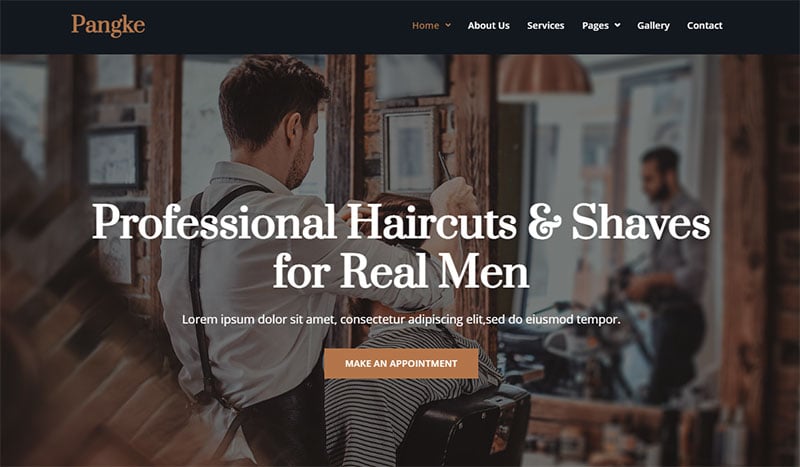 15+ Free Barber Shop HTML Website Templates