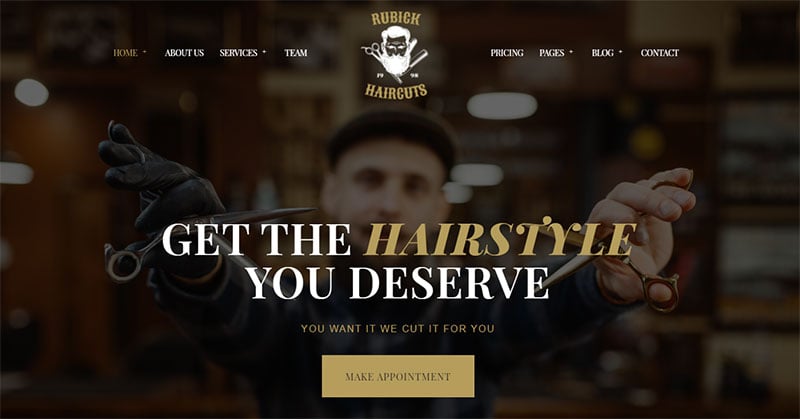 15+ Free Barber Shop HTML Website Templates