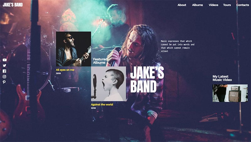 slider website template free