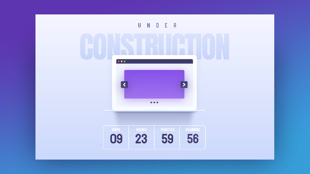 Create an Under Construction Page That'll Entertain Visitors While You Work  [Tutorial] - Slider Revolution