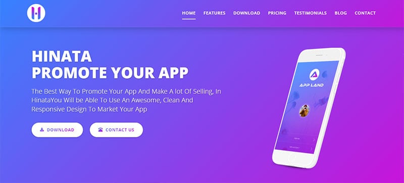 Game App Landing Page Template - Download in PSD, HTML5