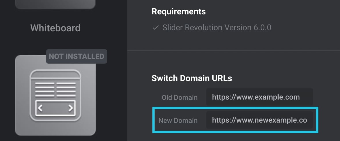 Switch Domain URLs with both old and new Domain URLs
