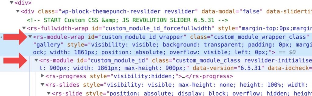 Slider Revolution Manual - Custom CSS and JavaScript with Slider Revolution