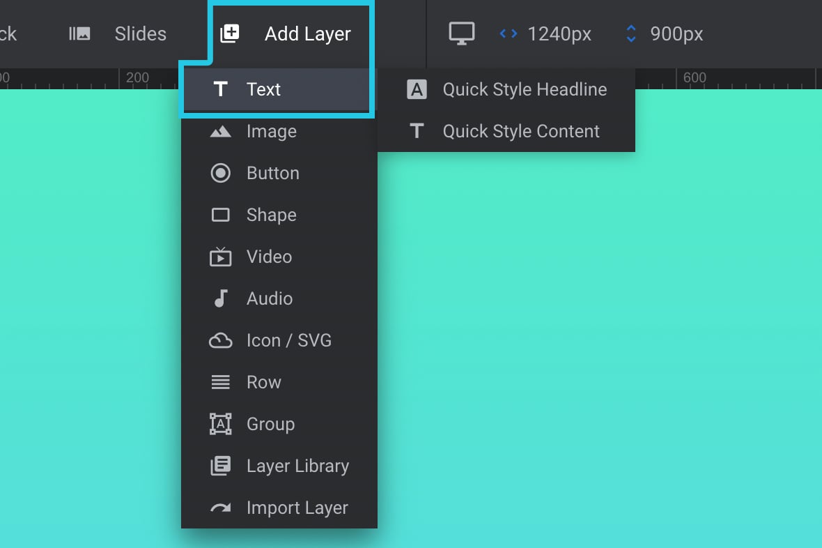 Select Text from Add Layer