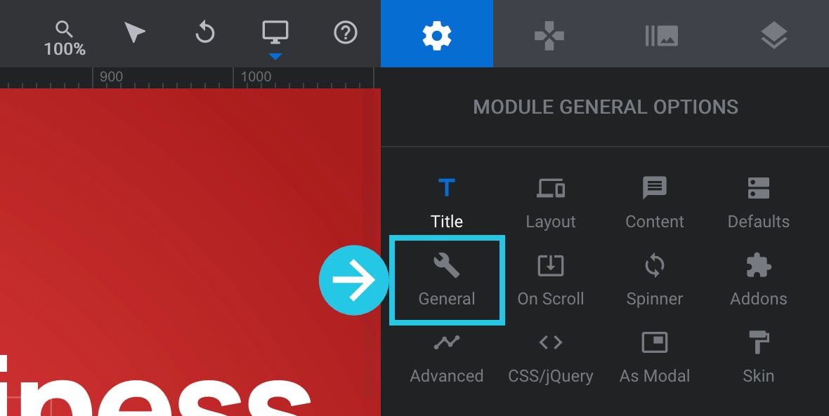 General sub-section - Elements Visibility in Slider Revolution