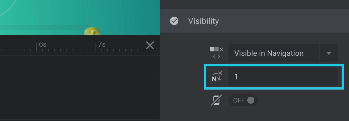 Input a slide Id in the N-x option field - Elements Visibility in Slider Revolution