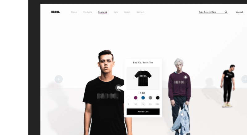 Ecommerce Carousel Concept