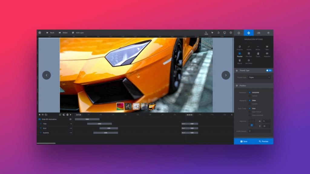 Slider Revolution Manual - Add and Configure Thumb Navigation