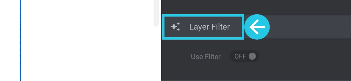 Scroll down to the Layer Filter panel