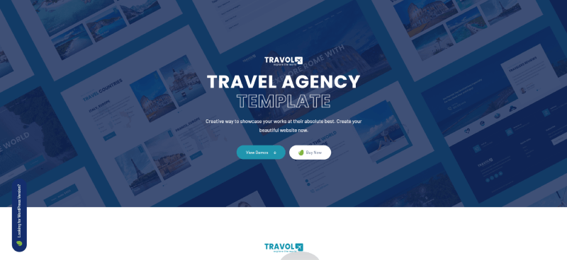 travel website bootstrap