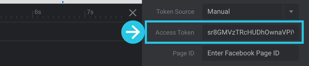 Input Access Token key