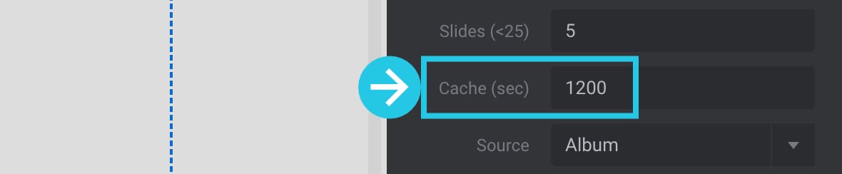 Cache option