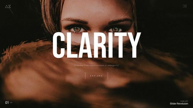 Hero With Focus Effect