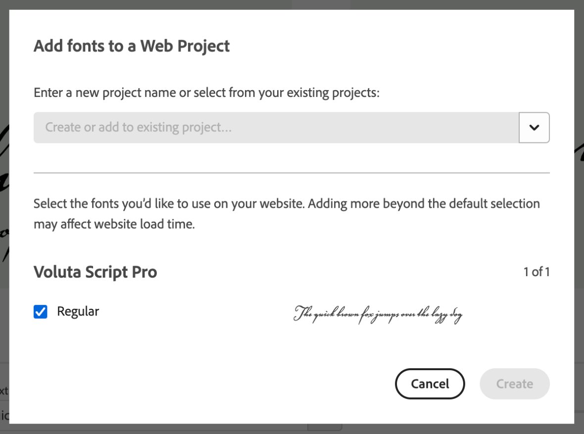 Web project popup