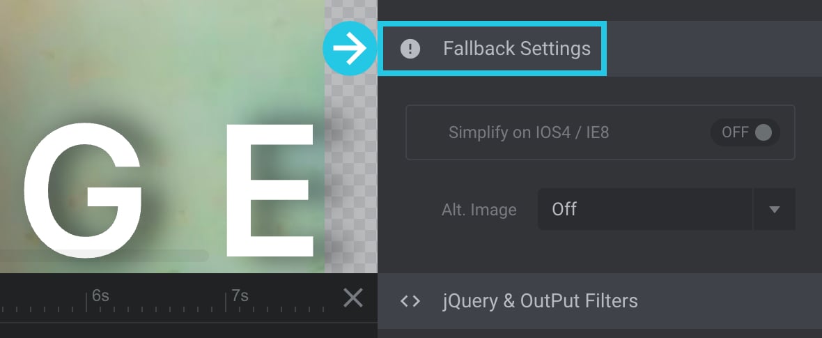 Fallback Settings to show Slider Revolution elements