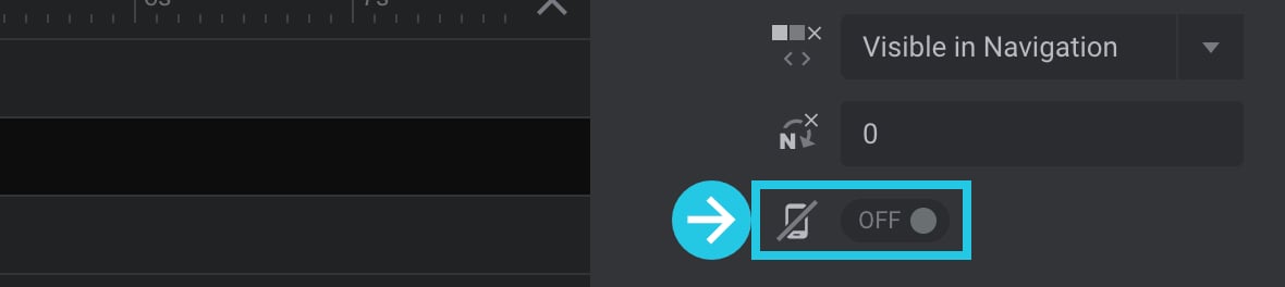 Hide on Mobile toggle option