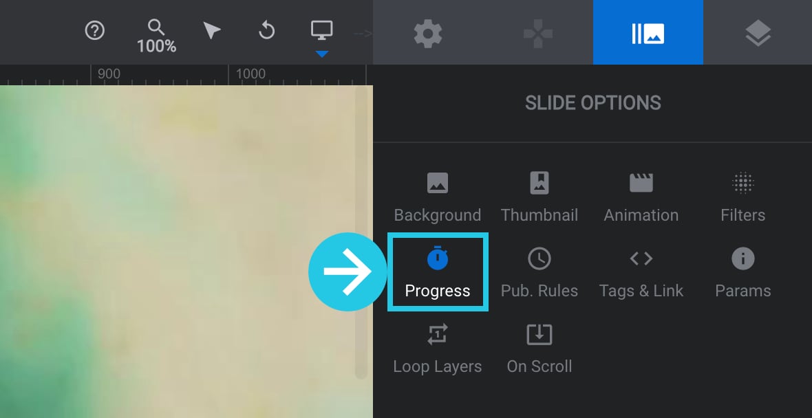 Progress sub-section