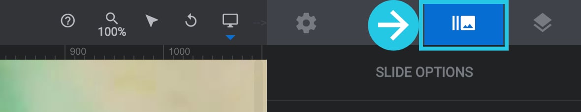 Slide Options tab