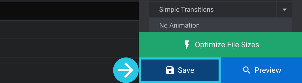 Click the Save button