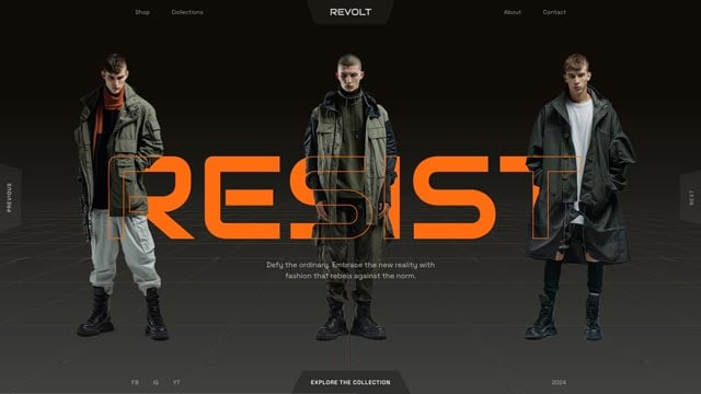 Fashion Brand Slider