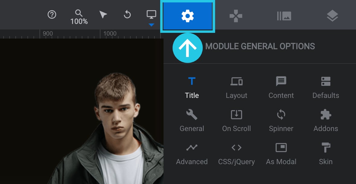 Module General Options tab