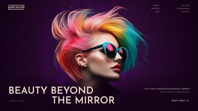 Hairdresser Website Template