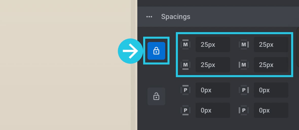 Equal margin spacing for all sides
