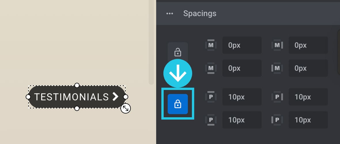 Equal padding spacing for all sides