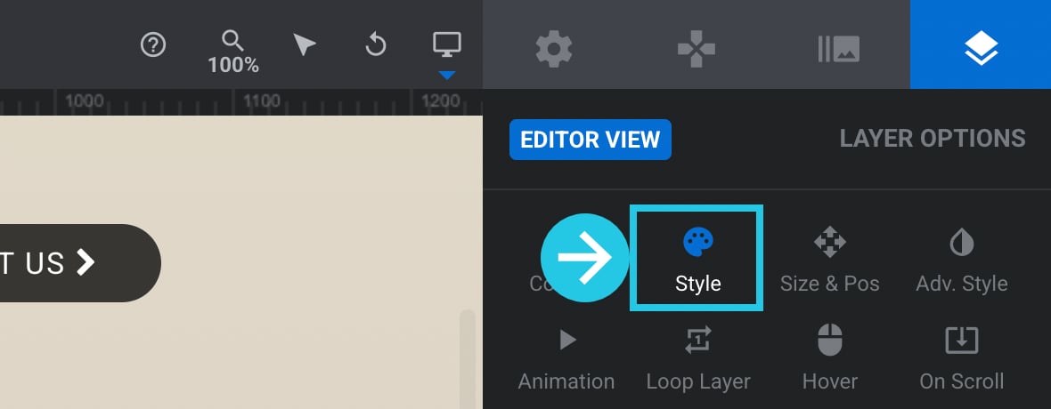 Style sub-section