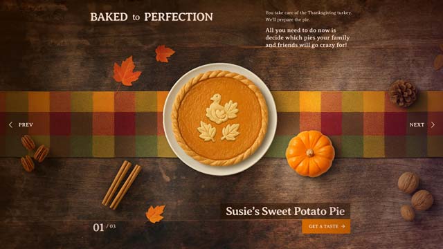 Thanksgiving Carousel Template