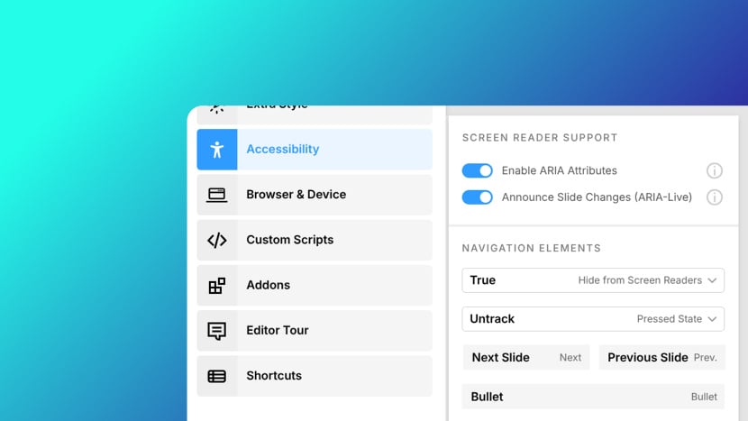 Accessibility Panel